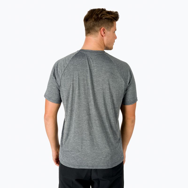 Tricou de antrenament pentru bărbați Nike Heather negru NESSB658-001 2