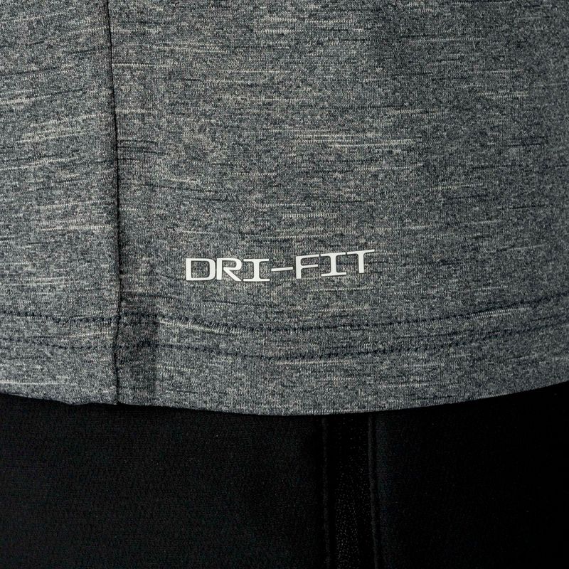 Tricou de antrenament pentru bărbați Nike Heather negru NESSB658-001 6