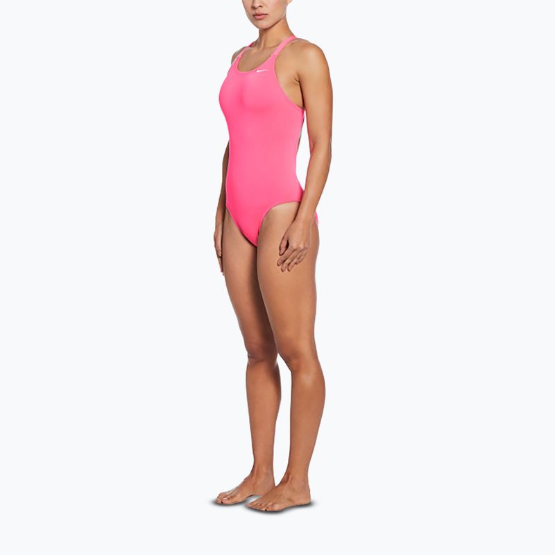 Costum de baie dintr-o piesă pentru femei Nike Hydrastrong Solid Fastback hyper pink 2