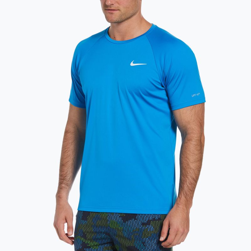 Tricou de antrenament pentru bărbați Nike Essential albastru NESSA586-458 10