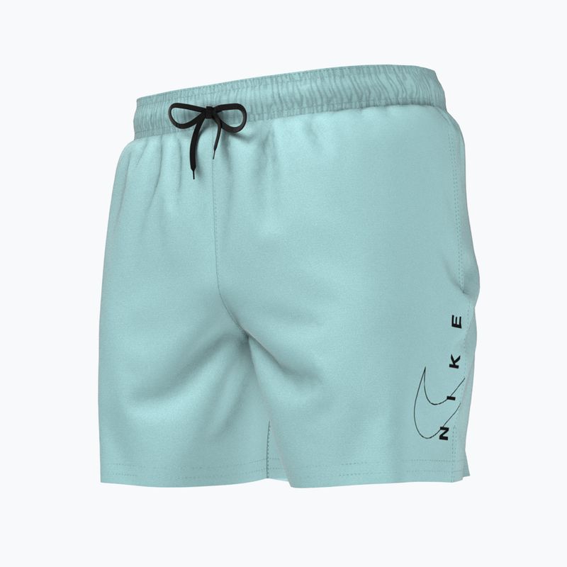 Pantaloni scurți de înot Nike Swoosh Break 5" Volley pentru femei, portocaliu NESSC601-437