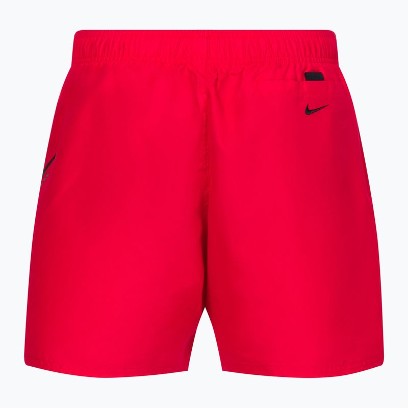 Pantaloni scurți de baie Nike Liquify Swoosh 5" Volley pentru bărbați, roșu NESSC611-614 2