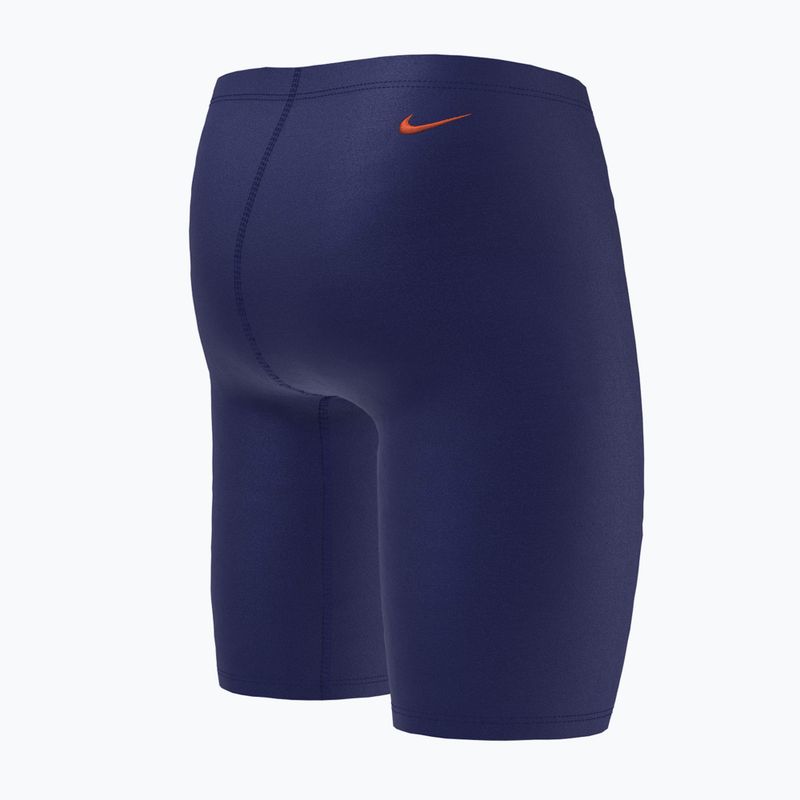 Costum de înot pentru copii Nike Multi Logo, albastru marin NESSC858-440 7