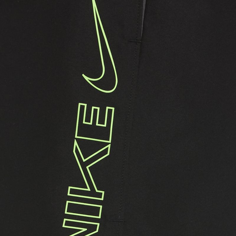 Bărbați Nike Block Swoosh 5" Volley pantaloni scurți de înot negru NESSC492-001 5