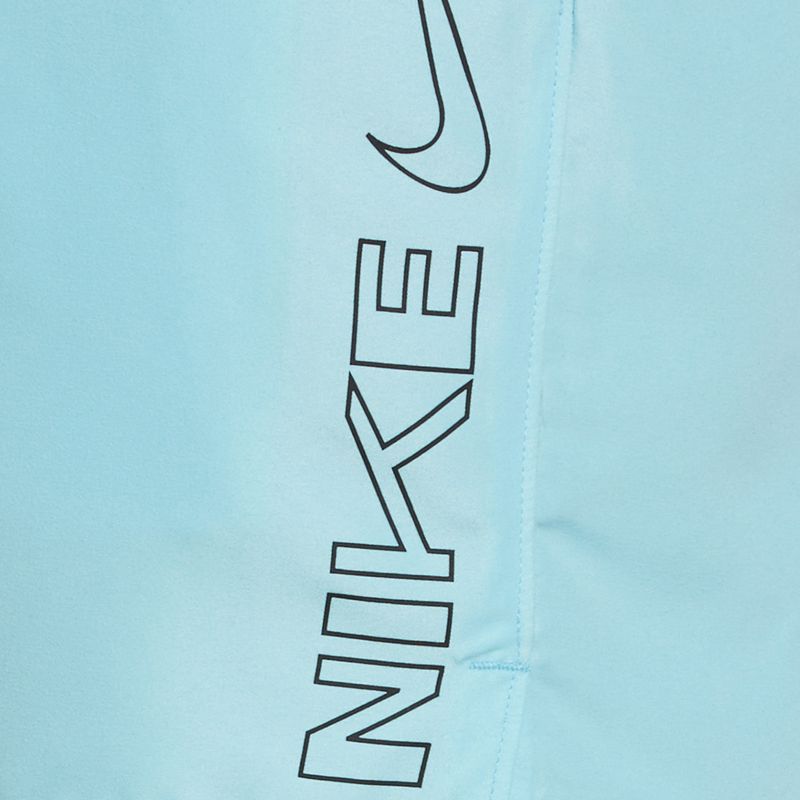Pantaloni scurți de înot Nike Block Swoosh 5 Volley pentru bărbați albastru NESSC492 6