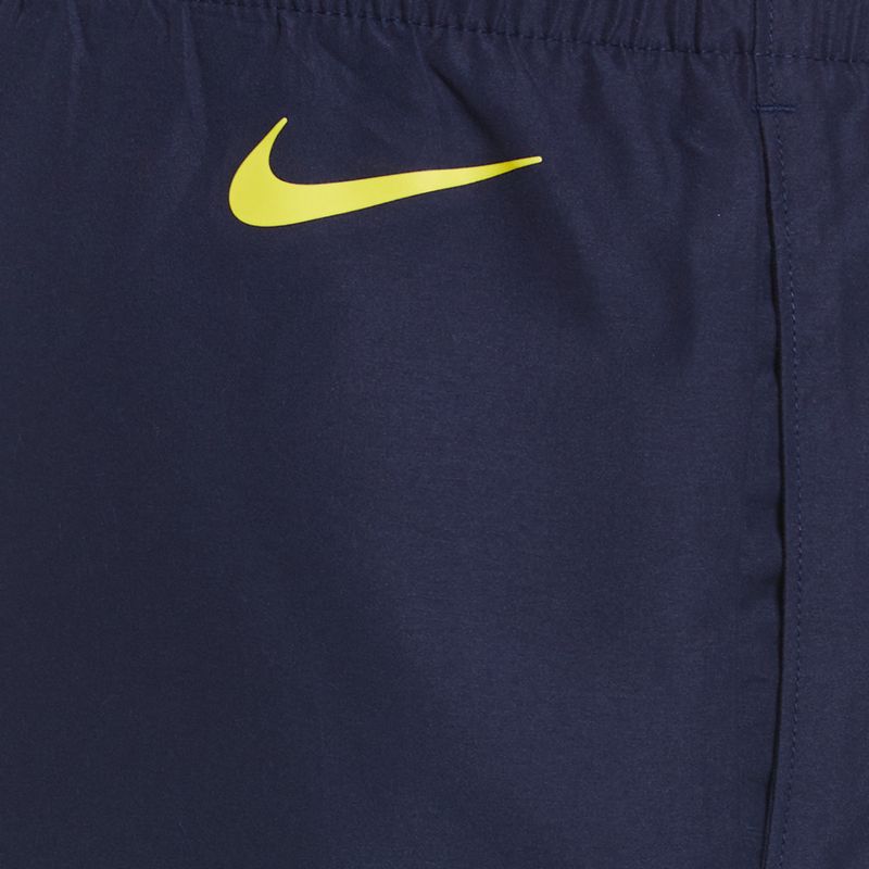 Șort de baie pentru bărbați Nike Block Swoosh 5" Volley bleumarin NESSC492 6