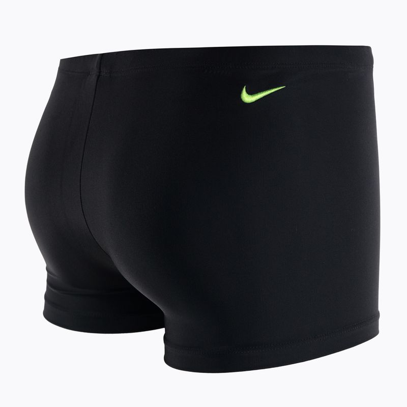 Boxeri de baie bărbați Nike Reflect Logo Square Leg negru NESSC583 4