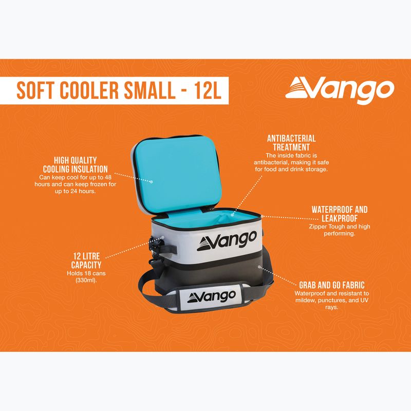 Geantă termică Vango Soft Cooler Small 12 l cool grey 7