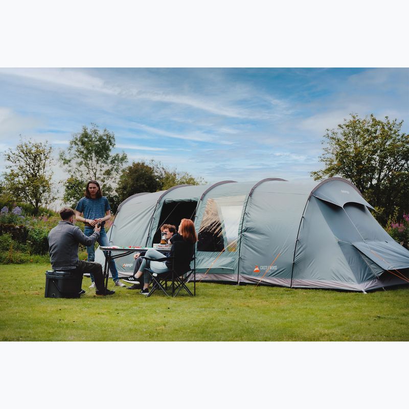 Cort de camping pentru 8 persoane Vango Castlewood 800XL Package mineral green 8