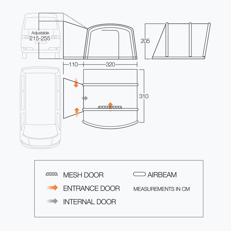 Vestibul Vango Cove III Air Mid 2