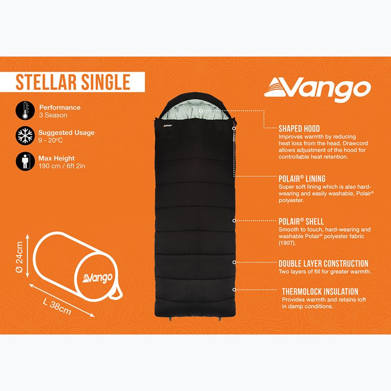 Sac de dormit Vango Stellar Single black 10
