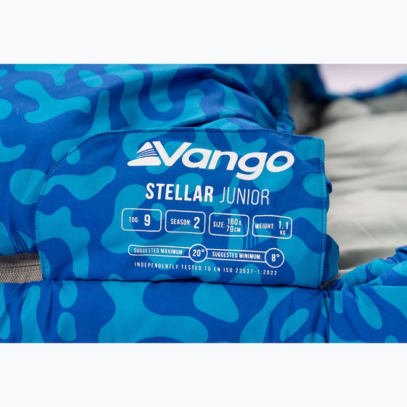 Sac de dormit pentru copii Vango Stellar Junior atlantic blue 8