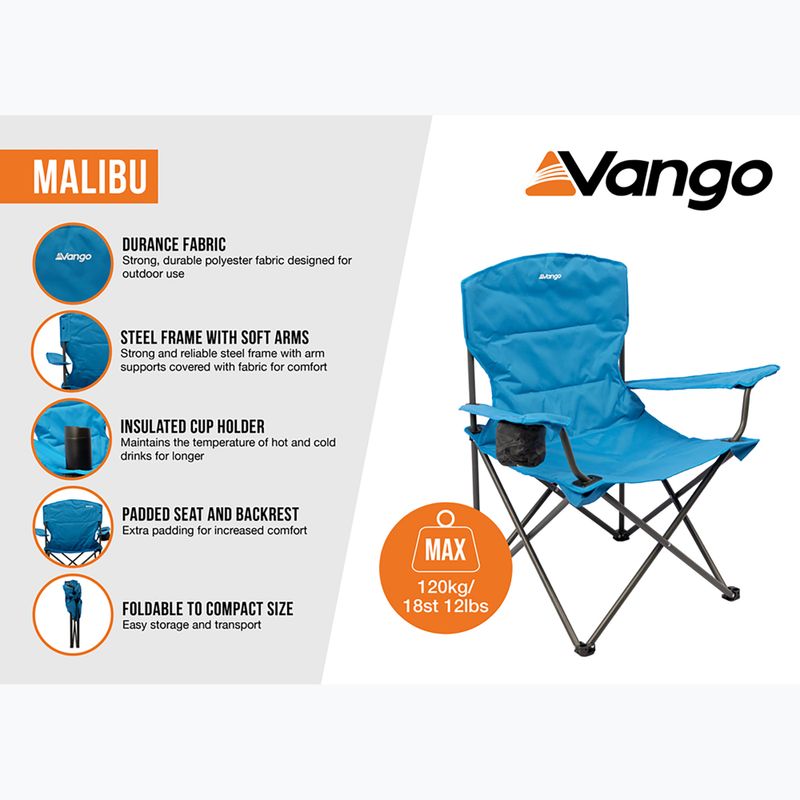 Scaun turistic Vango Malibu cobalt 7