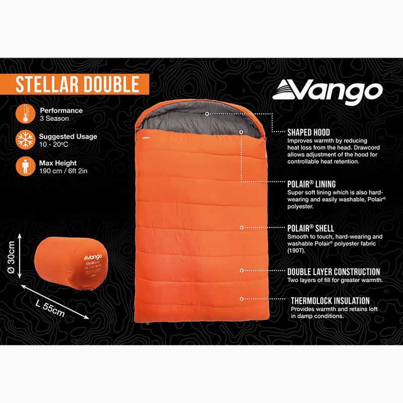 Sac de dormit Vango Stellar Double harissa 9
