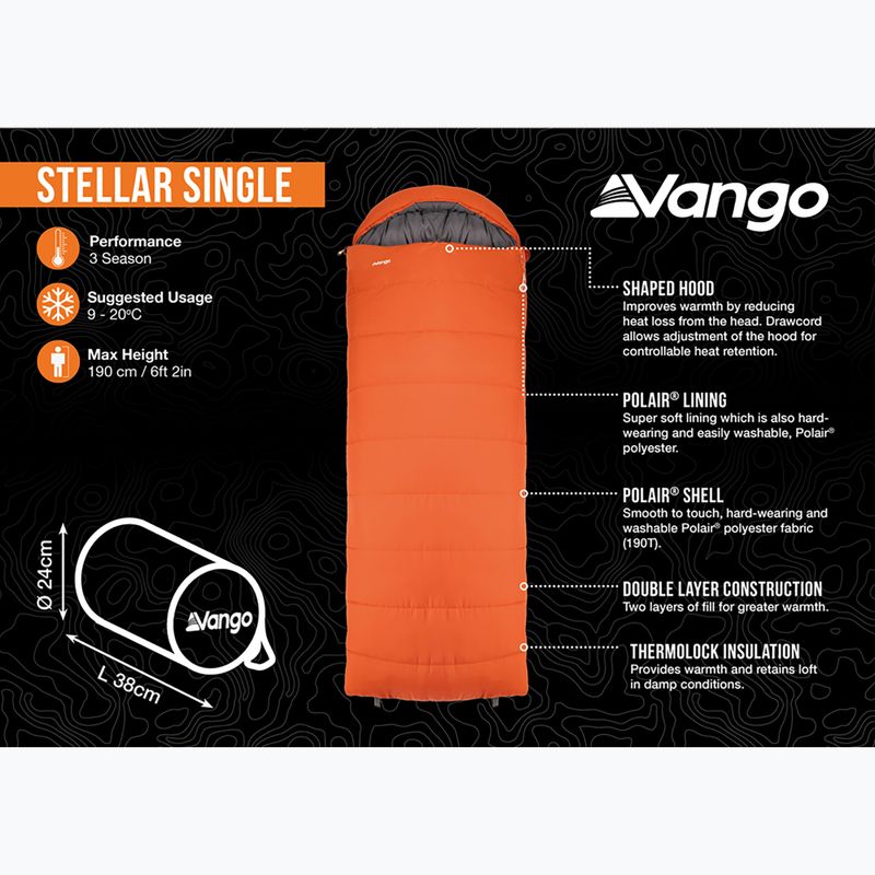 Sac de dormit Vango Stellar Single harissa 9