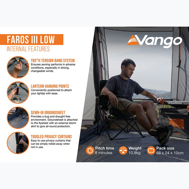 Vestibul pentru camper Vango Faros II Low smoke 12