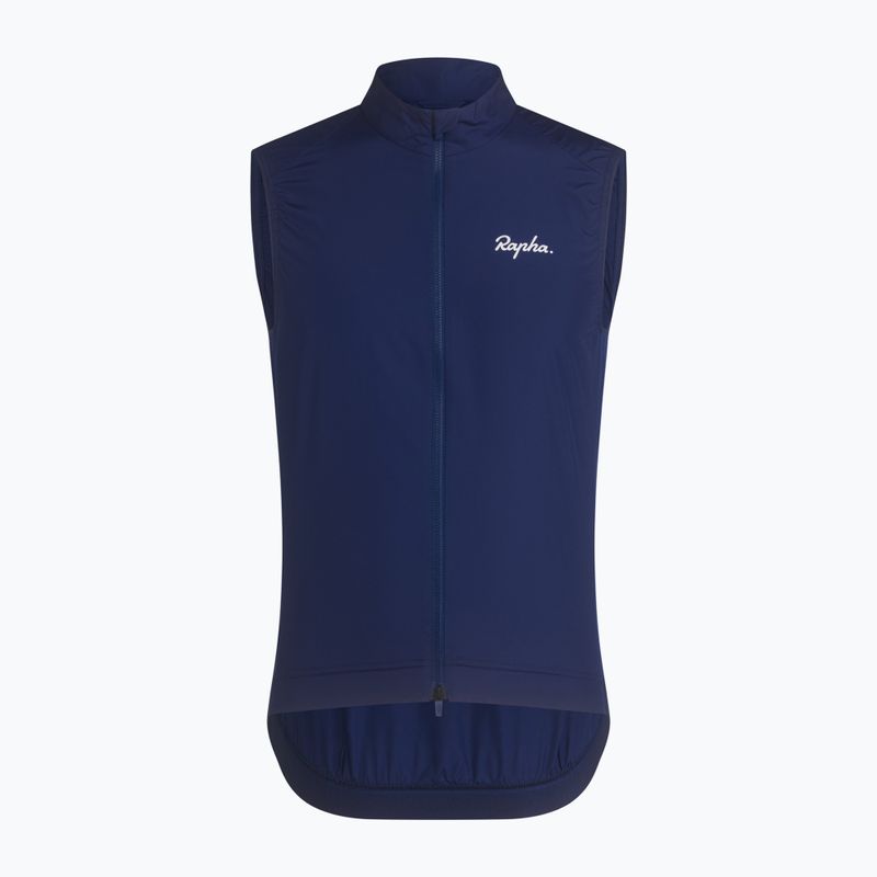 Vestă de ciclism pentru bărbați Rapha Core Gilet Navy/White 5
