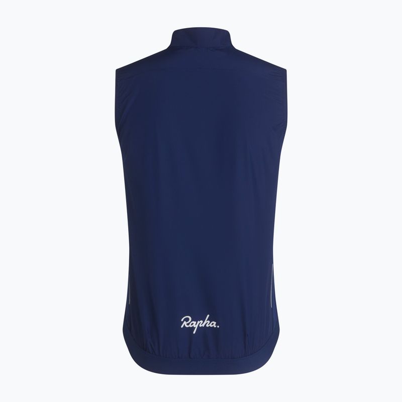 Vestă de ciclism pentru bărbați Rapha Core Gilet Navy/White 6