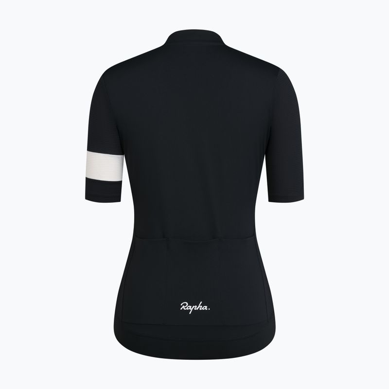 Tricou de ciclism pentru femei Rapha Core Lightweight Jersey black/white 6