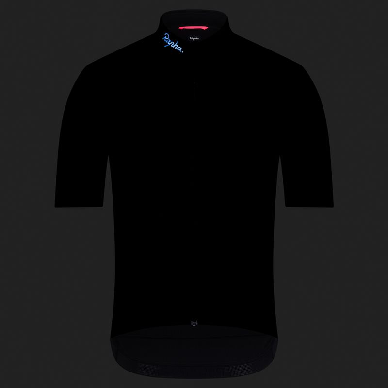 Tricou de ciclism pentru bărbați Rapha Brevet Element Jersey black/dark grey 7