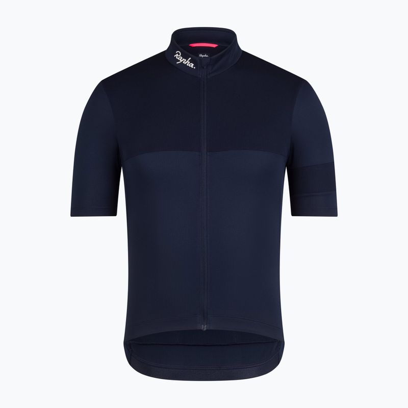 Tricou de ciclism pentru bărbați Rapha Brevet Element Jersey dark navy/white 5