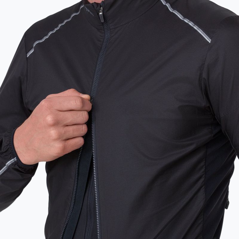 Geacă de ciclism pentru bărbați Rapha Brevet Element Wind Jacket black/grey 3