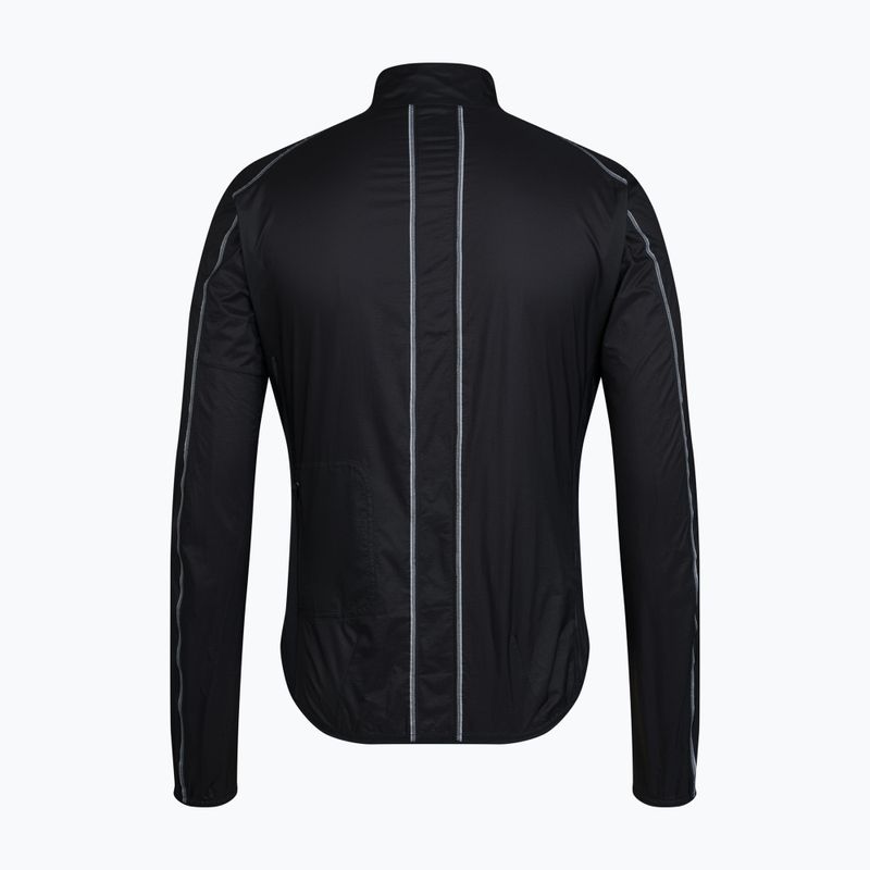 Geacă de ciclism pentru bărbați Rapha Brevet Element Wind Jacket black/grey 6