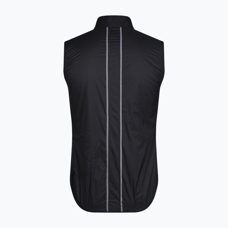Vestă de ciclism pentru bărbați Rapha Brevet Element Wind Gilet black/grey 6
