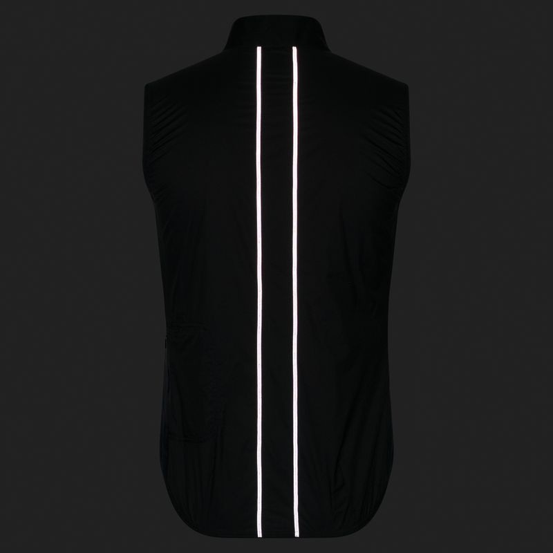 Vestă de ciclism pentru bărbați Rapha Brevet Element Wind Gilet black/grey 8