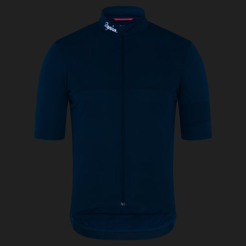 Tricou de ciclism pentru bărbați Rapha Brevet Element Jersey jewelled blue/navy 3