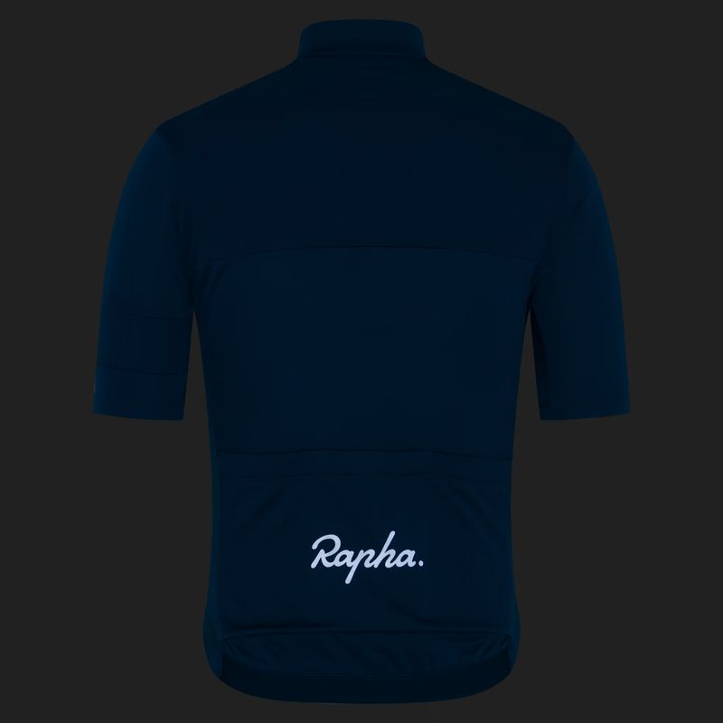 Tricou de ciclism pentru bărbați Rapha Brevet Element Jersey jewelled blue/navy 4