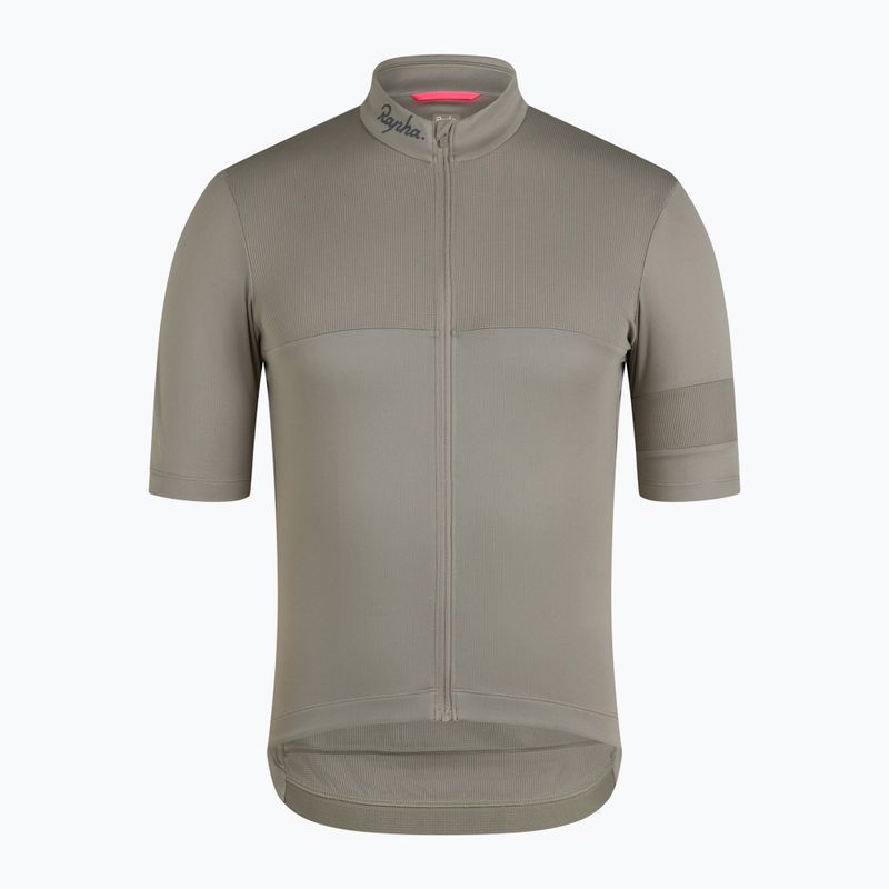 Tricou de ciclism pentru bărbați Rapha Brevet Element Jersey khaki/black 3