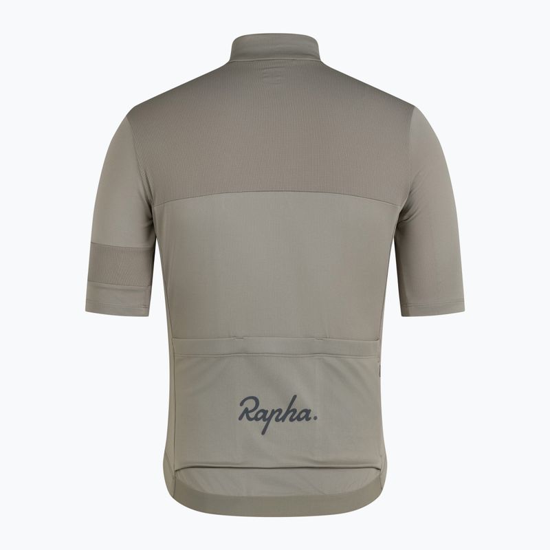 Tricou de ciclism pentru bărbați Rapha Brevet Element Jersey khaki/black 4