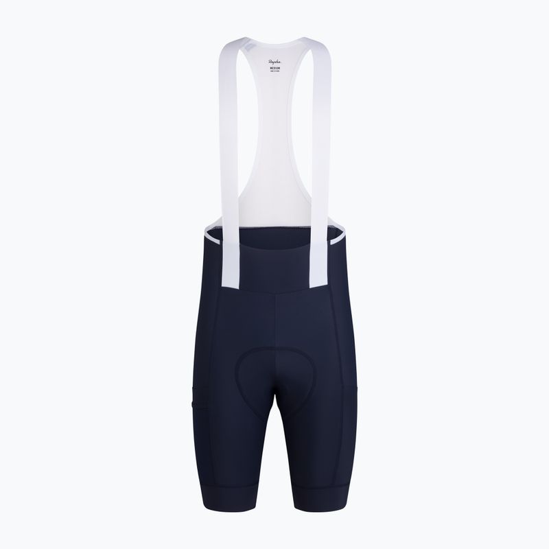 Pantaloni scurți de ciclism pentru bărbați Rapha Brevet Element Cargo Bib Shorts dark navy/white 5