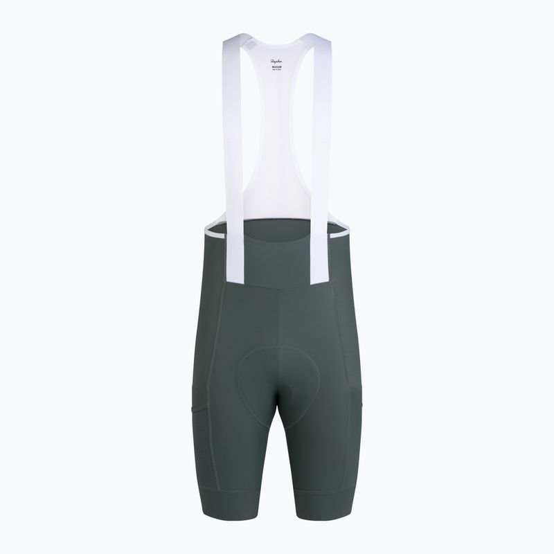 Pantaloni scurți de ciclism pentru bărbați Rapha Brevet Element Cargo Bib Shorts onyx/white 5