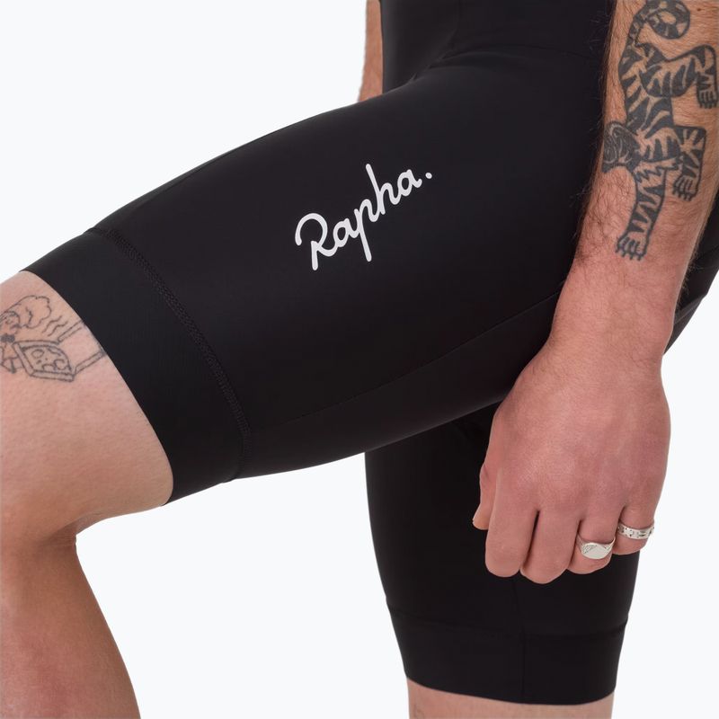 Pantaloni scurți de ciclism pentru bărbați Rapha Core Bib Shorts black/black 4