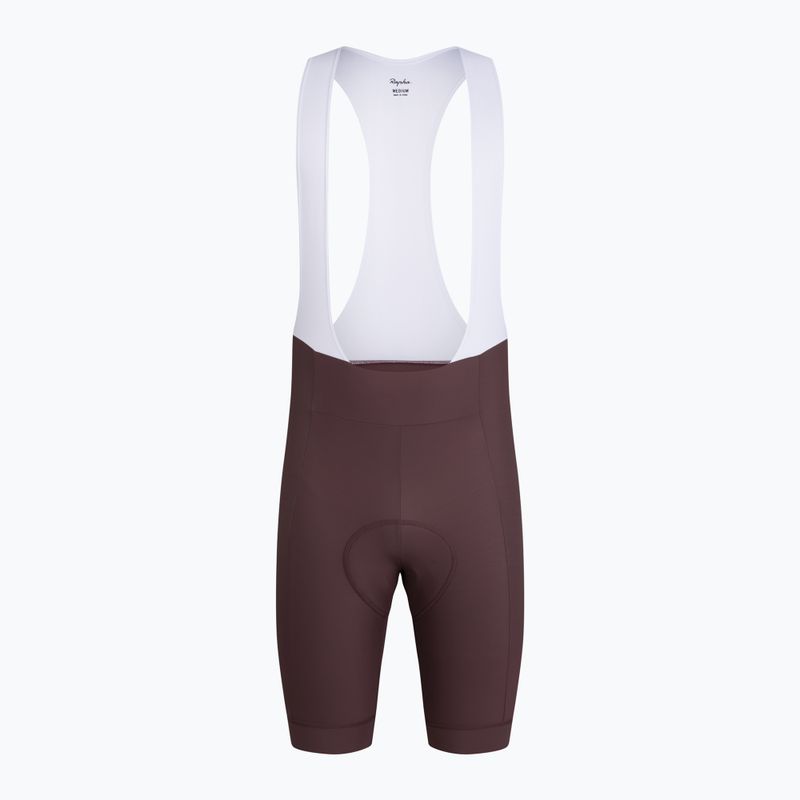 Pantaloni scurți de ciclism pentru bărbați Rapha Core Bib Shorts huckleberry / white
