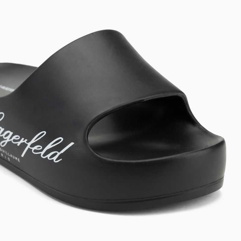 Papuci pentru femei KARL LAGERFELD Kobo II Hotel Logo black eco eva 7