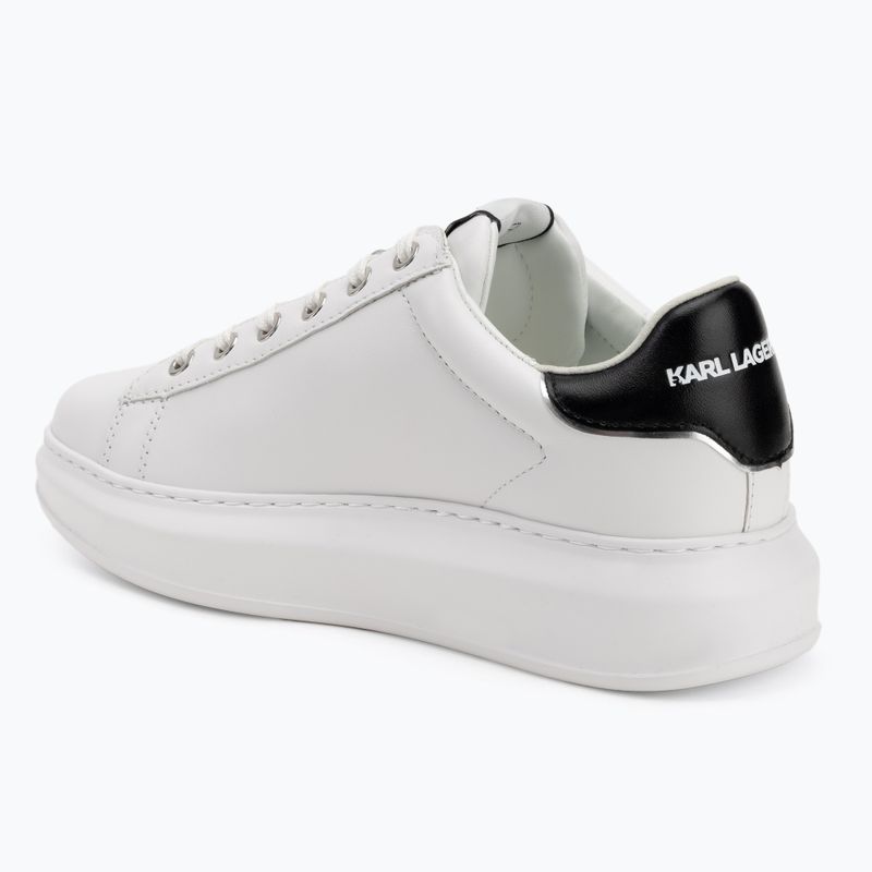 Încălțăminte pentru femei KARL LAGERFELD Kapri Nft Lo Lace white leather 3