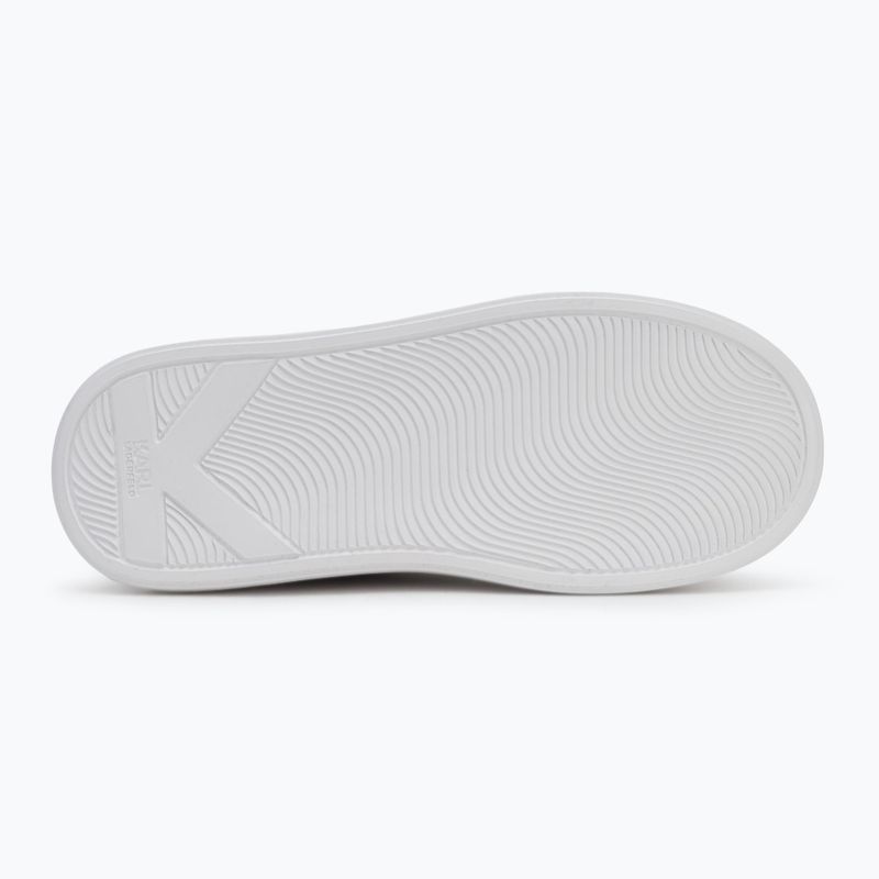 Încălțăminte pentru femei KARL LAGERFELD Anakapri Signia white leather w/silver 4