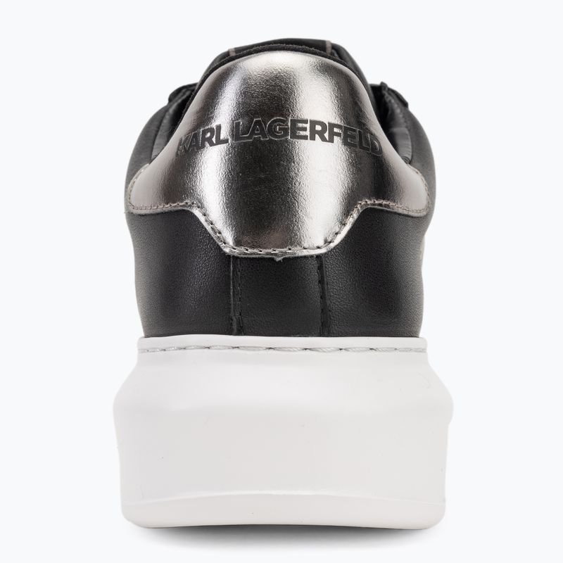 Încălțăminte pentru femei KARL LAGERFELD Kapri Maison black leather w/silver 6