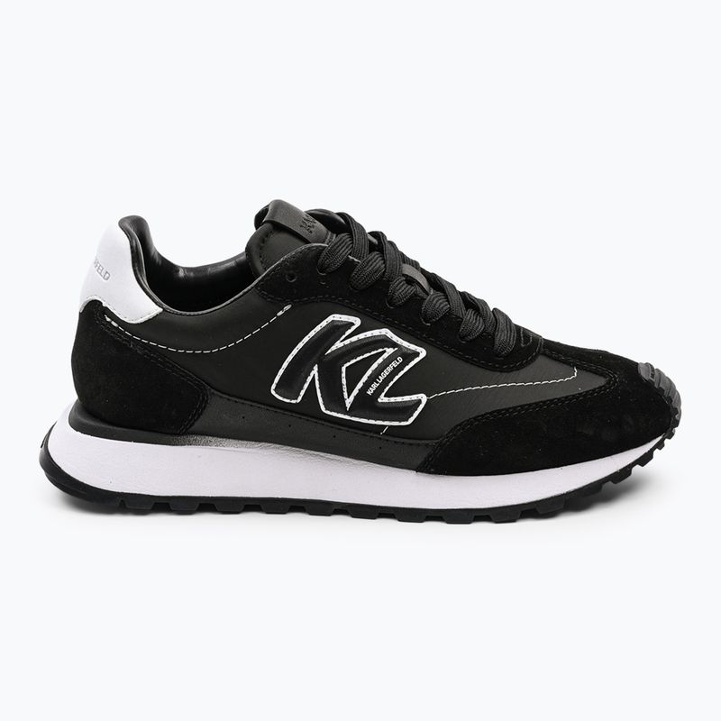 Încălțăminte pentru femei KARL LAGERFELD Kairo Kl Sidetrim black leather/textille