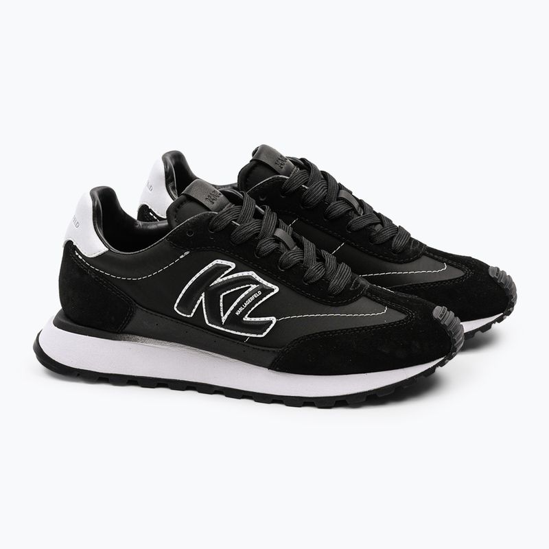 Încălțăminte pentru femei KARL LAGERFELD Kairo Kl Sidetrim black leather/textille 2