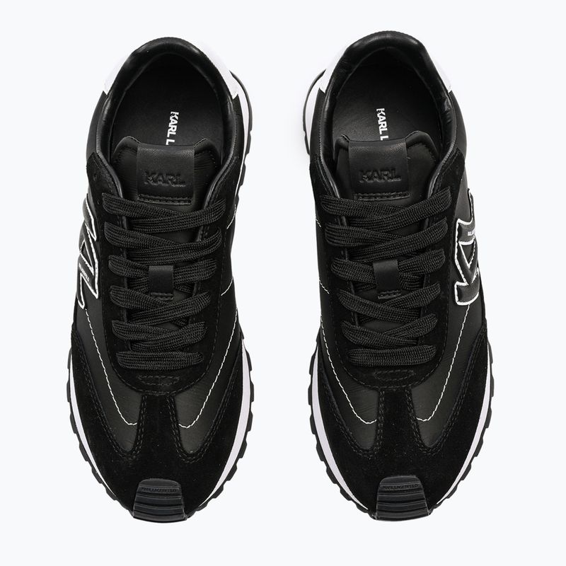 Încălțăminte pentru femei KARL LAGERFELD Kairo Kl Sidetrim black leather/textille 4