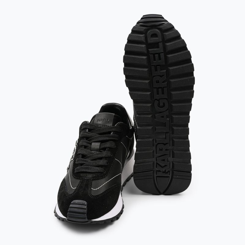 Încălțăminte pentru femei KARL LAGERFELD Kairo Kl Sidetrim black leather/textille 5