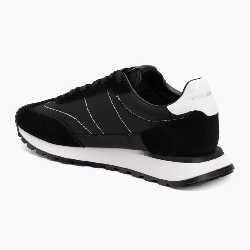 Încălțăminte pentru femei KARL LAGERFELD Kairo Kl Sidetrim black leather/textille 3