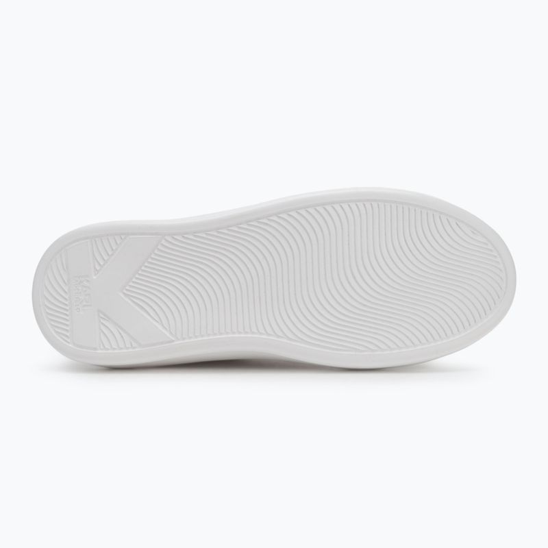 Încălțăminte pentru femei KARL LAGERFELD Kapri Signia Shine white leather/mono 4