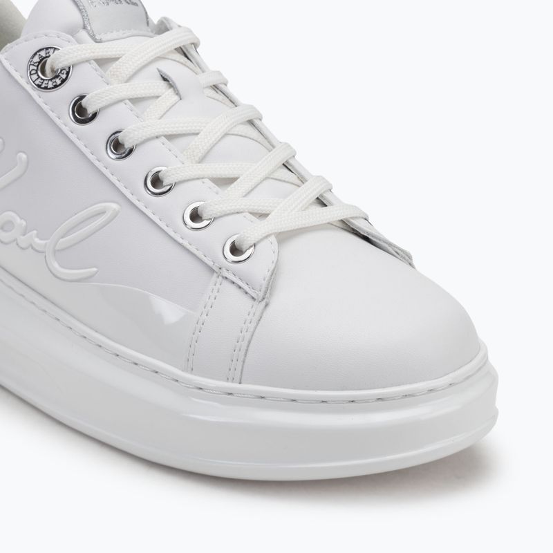 Încălțăminte pentru femei KARL LAGERFELD Kapri Signia Shine white leather/mono 7