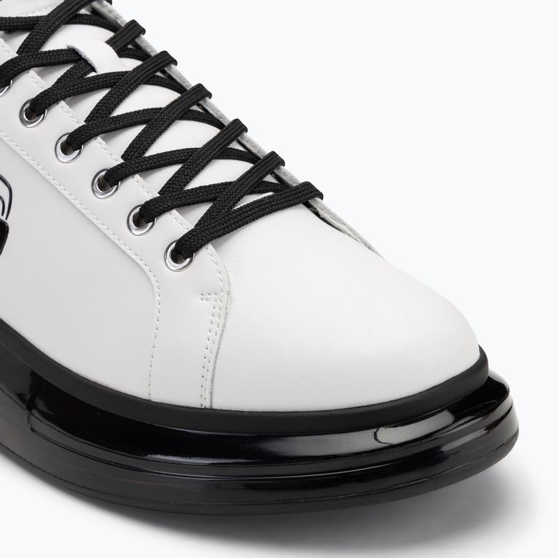 Încălțăminte pentru bărbați KARL LAGERFELD Kapri Kushion Outline Nft white leather w/black 7