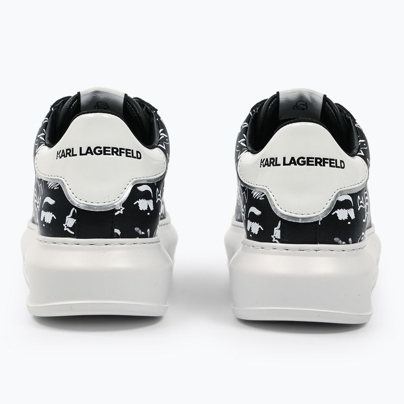 Încălțăminte pentru femei KARL LAGERFELD Kapri Twin Nft Graffiti black/white leather 3